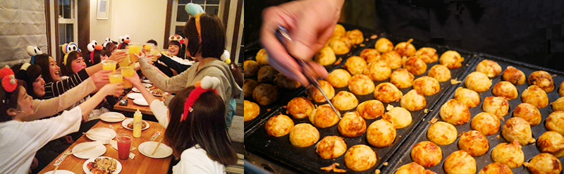 IZA鎌倉ゲストハウス・たこ焼きパーティ